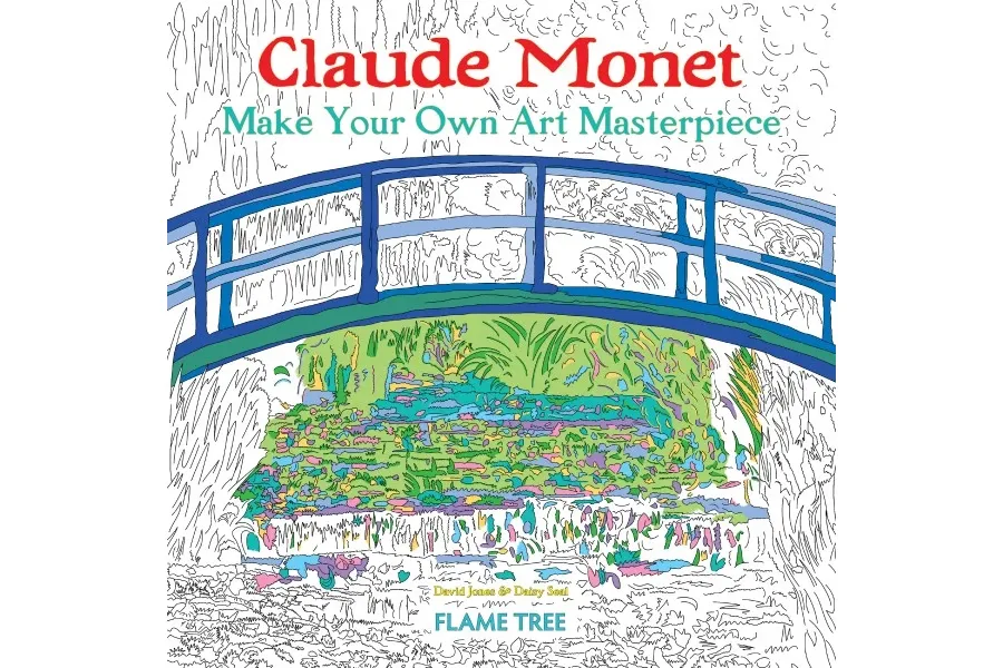 obrazek 1 Kolorowanka artystyczna Claude Monet - Flame Tree Publishing