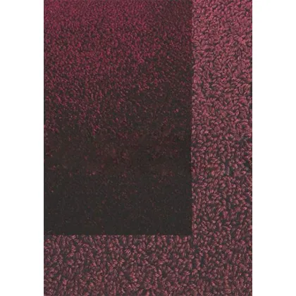 Picture Luxurious burgundy smooth carpet - TWINSET BORDER IN LOOP PILE 21300