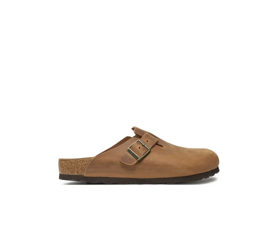 obrazek 1 Birkenstock Klapki Boston Leoi 1028179 Brązowy