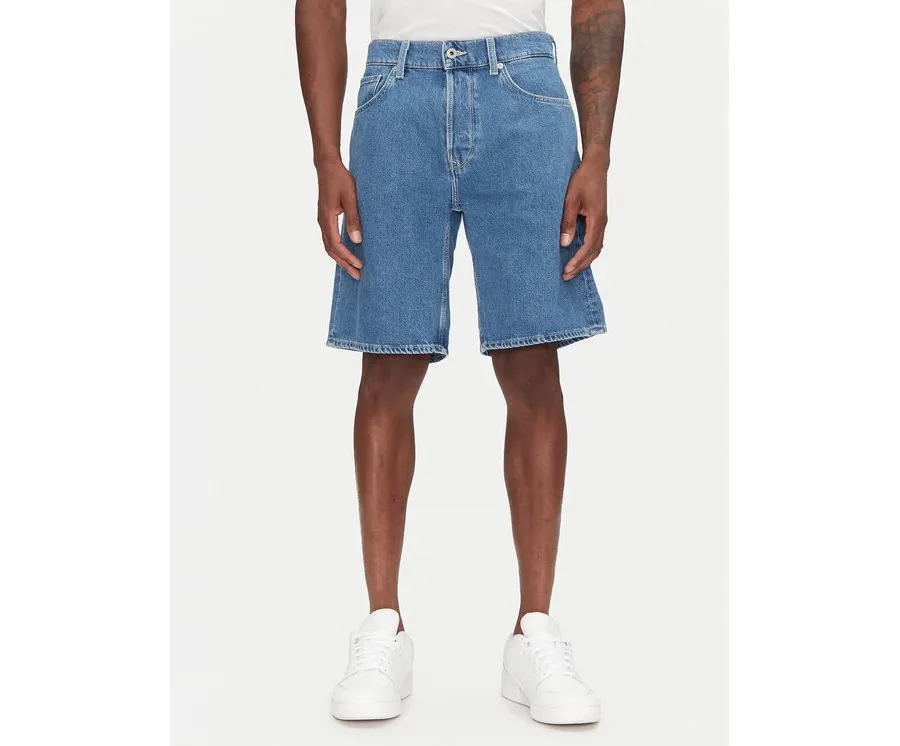obrazek 1 Pepe Jeans Szorty jeansowe PM801176 Niebieski Loose Fit