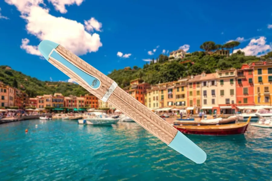 obrazek 4 Stylowe pióro kulkowe Portofino Turquoise marki Urso