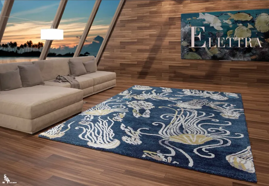 obrazek 2 Wyjątkowy dywan Elettra Blue