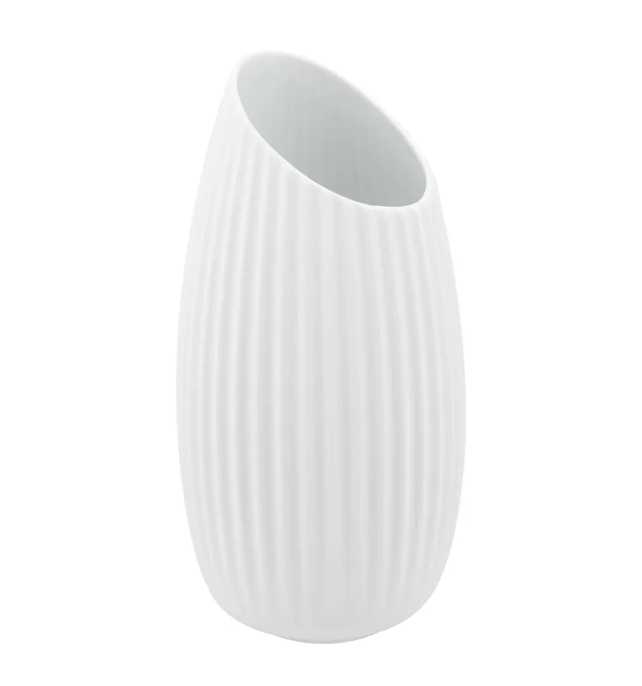 picture 1 Porcelain vase from the Shell White collection inspired by the shape of a shell - Vista Alegre