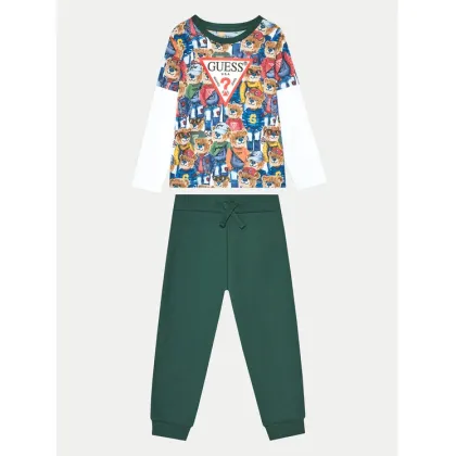 Zdjęcie Guess Komplet bluzka i spodnie N5RG10 K8HM4 Kolorowy Regular Fit