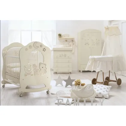 Zdjęcie Rewelacyjny komplet mebli do sypialni niemowlaka - Italbaby