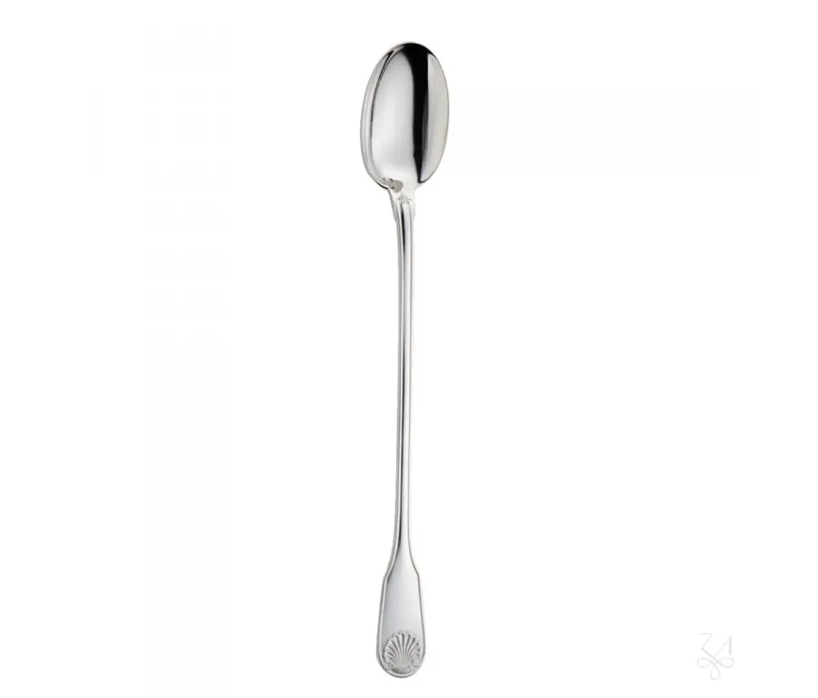 obrazek 1 Elegancka długa srebrna łyżka do drinków - Zaramella Argenti