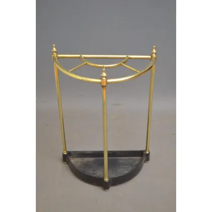 Zdjęcie Wiktoriański mosiężny stojak na parasole / stojak na laski, po renowacji