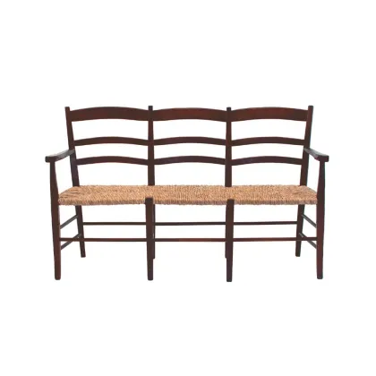 Zdjęcie Piękna osiemnastowieczna trzyosobowa włoska sofa do salonu