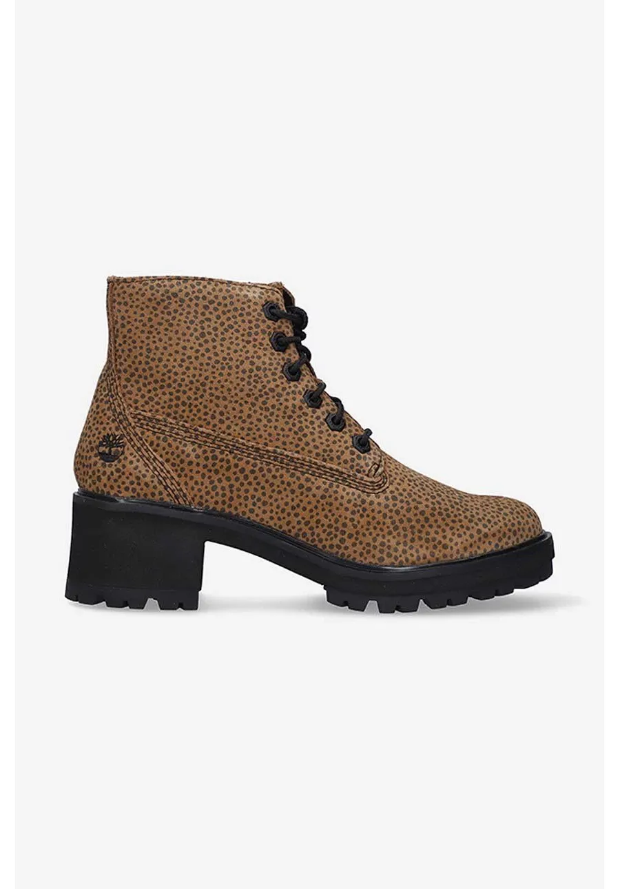 obrazek 1 Timberland botki zamszowe Kori Park 6 damskie kolor brązowy na słupku A2KXW-BROWN