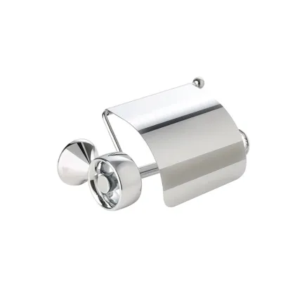 Zdjęcie Nowoczesny uchwyt na papier toaletowy z osłoną do łazienki – Stilhaus