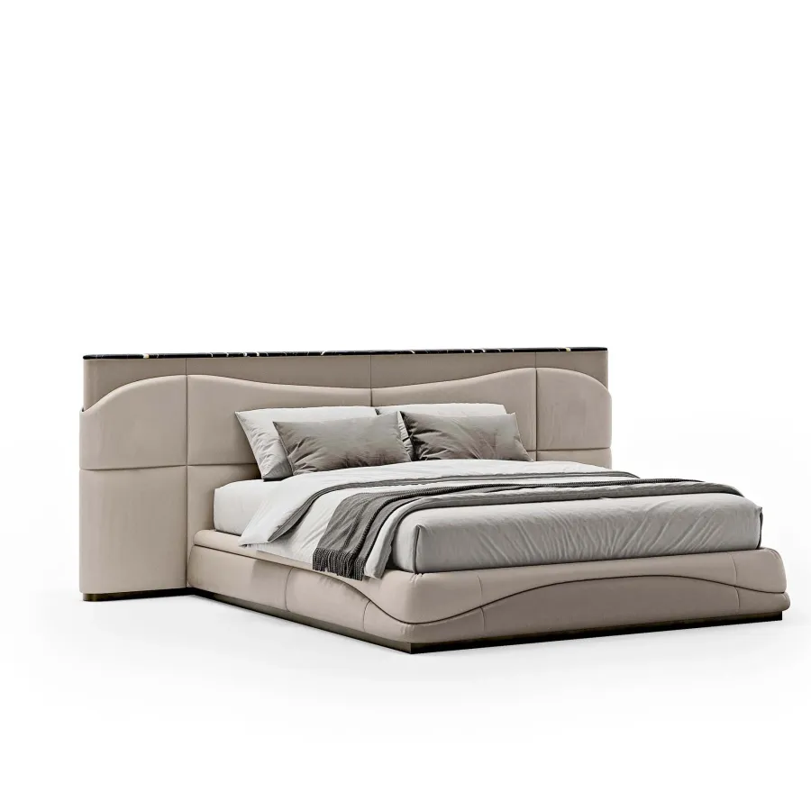 obrazek 2 Eleganckie włoskie łóżko do sypialni - styl modernistyczny