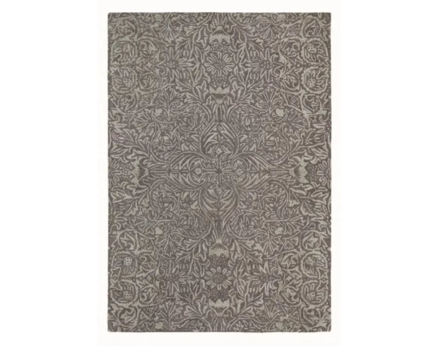 Brązowy Dywan w Kwiaty – CEILING CHARCOAL 28505, angielskiej marki Morris & Co.