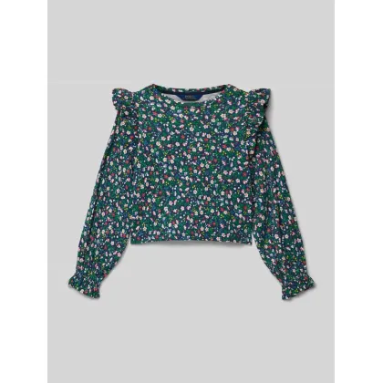 Zdjęcie Bluzka z długim rękawem z dekoltem okrągłym