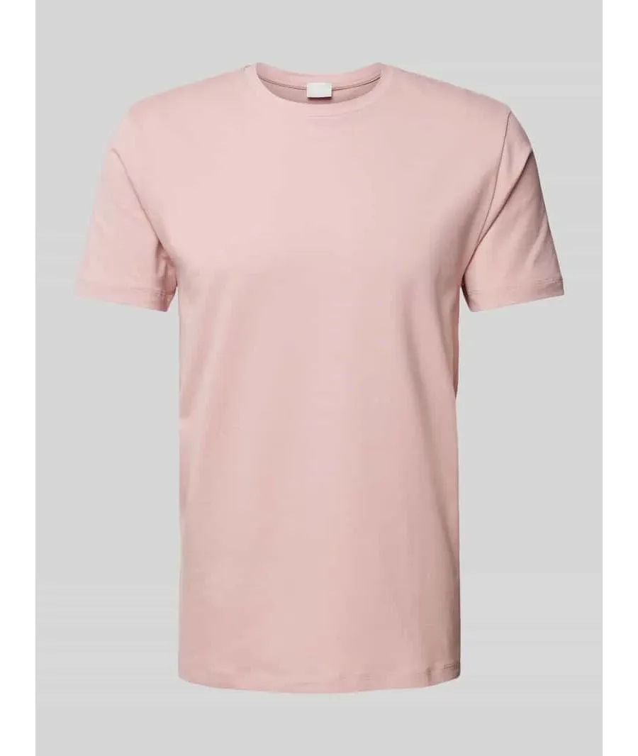 obrazek 1 T-shirt z prążkowanym okrągłym dekoltem