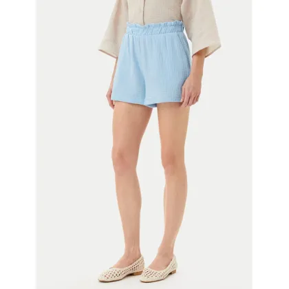 Zdjęcie Vero Moda Szorty materiałowe Natali 10279687 Niebieski Baggy Fit