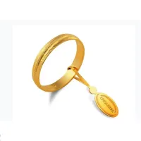 Picture A large gold wedding ring