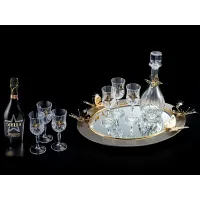 Picture Beautiful alcohol set with butterflies