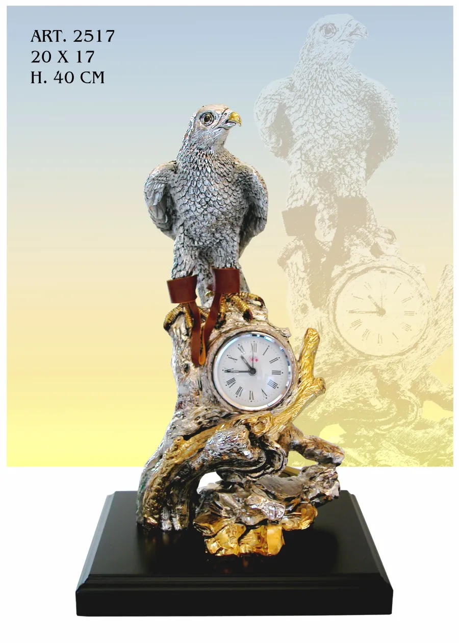 obrazek 1 Genialna figura orła z zegarem