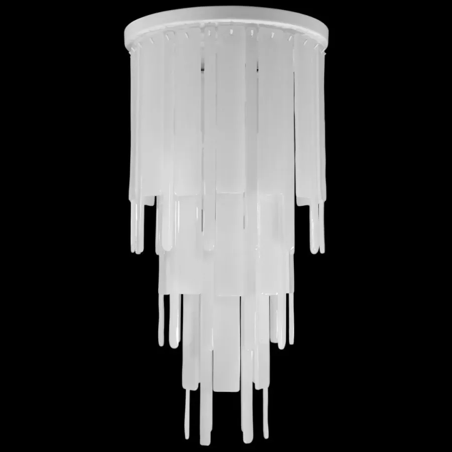 obrazek 5 Zjawiskowa włoska szklana lampa sufitowa - szkło murano wykonane ręcznie