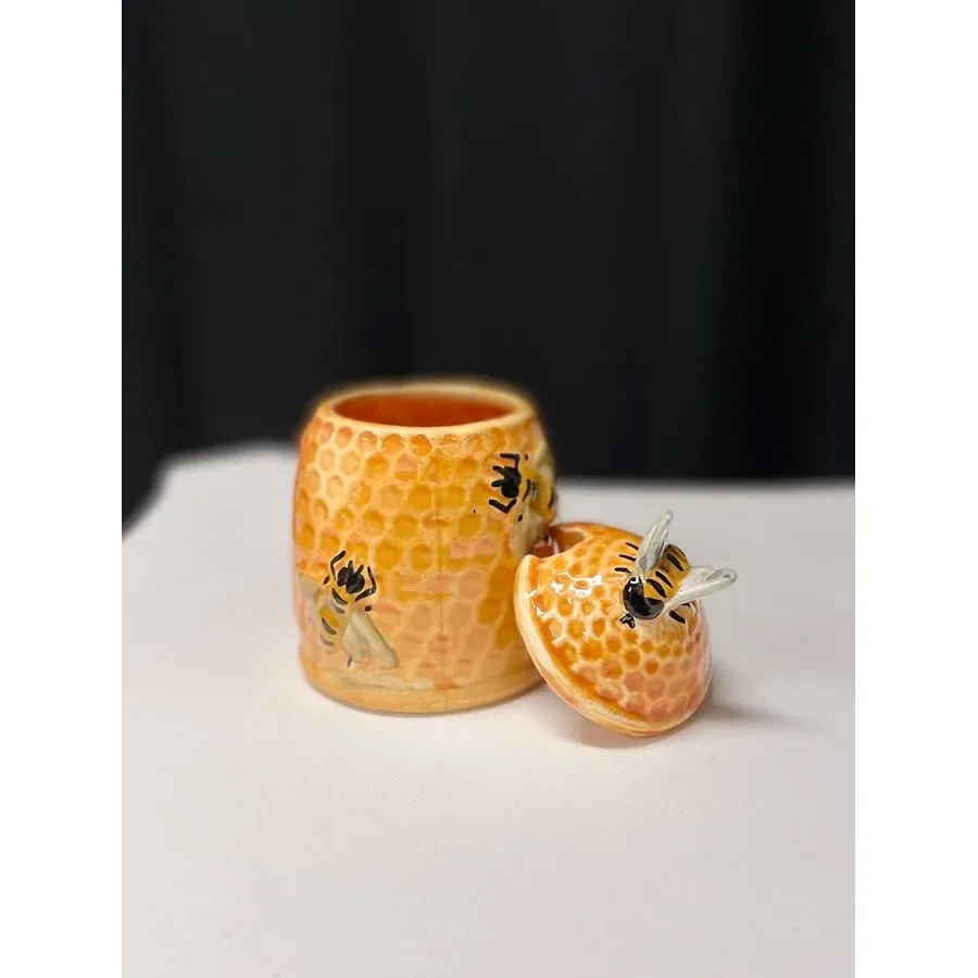 obrazek 3 Oryginalny ceramiczny słoik na miód - Le Ceramiche