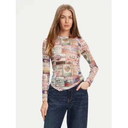 Zdjęcie Guess Bluzka W5YP43 KBBF2 Kolorowy Slim Fit