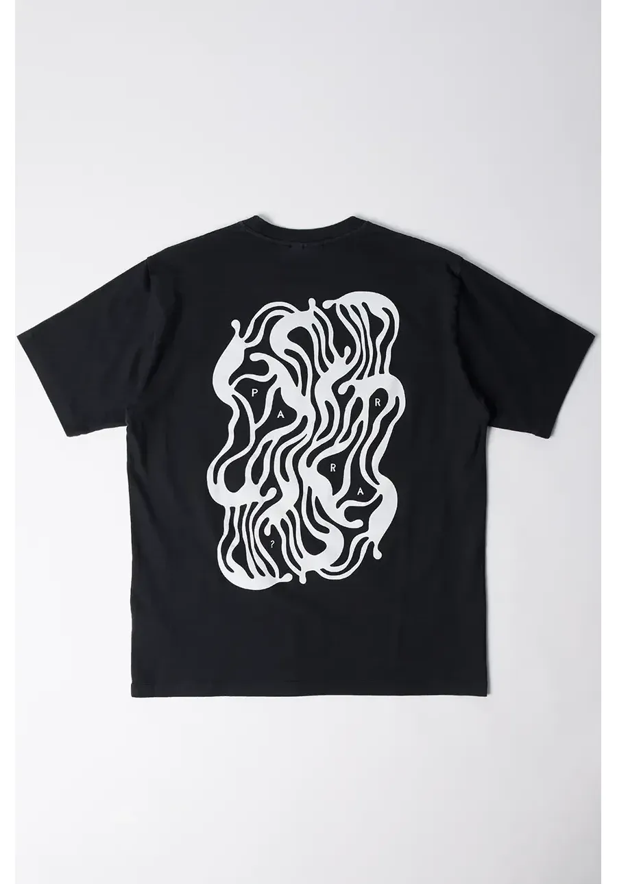 obrazek 1 by Parra t-shirt bawełniany The blob męski kolor czarny z nadrukiem 53216