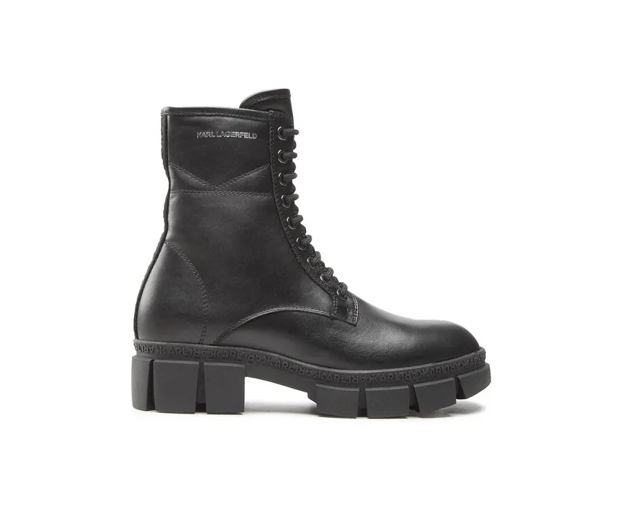 obrazek 1 KARL LAGERFELD Botki KL43250 Czarny