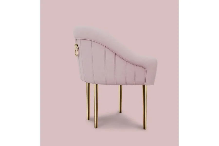 picture 4 Luxurious chair with touches of polished brass - Ottiu