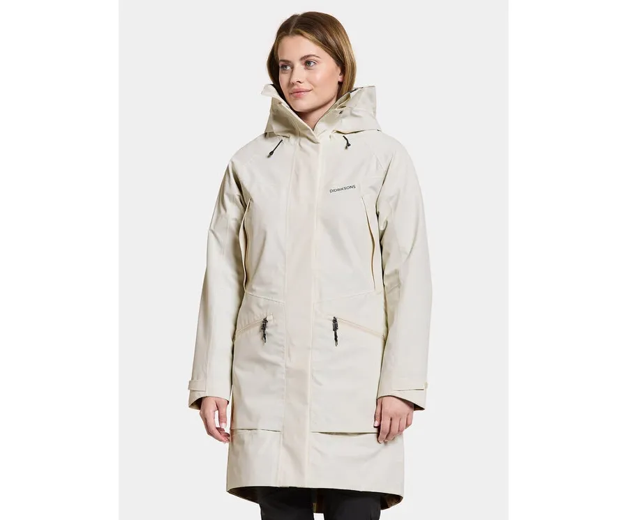 obrazek 1 Didriksons Parka Ilma Wns Parka 8 504813 Biały Regular Fit
