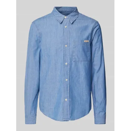 Zdjęcie Koszula casualowa o kroju regular fit z kołnierzykiem typu kent model ‘CHAMBRAY’