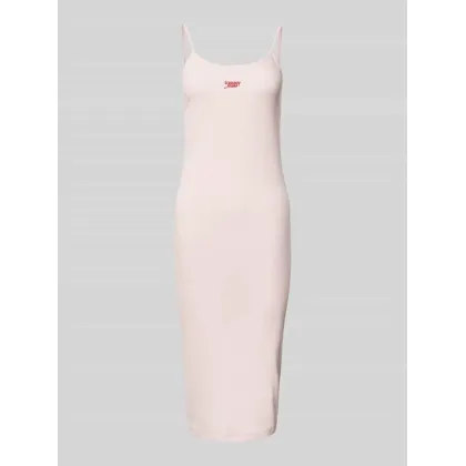 Zdjęcie Tommy Jeans Sukienka letnia Script DW0DW20330 Różowy Slim Fit