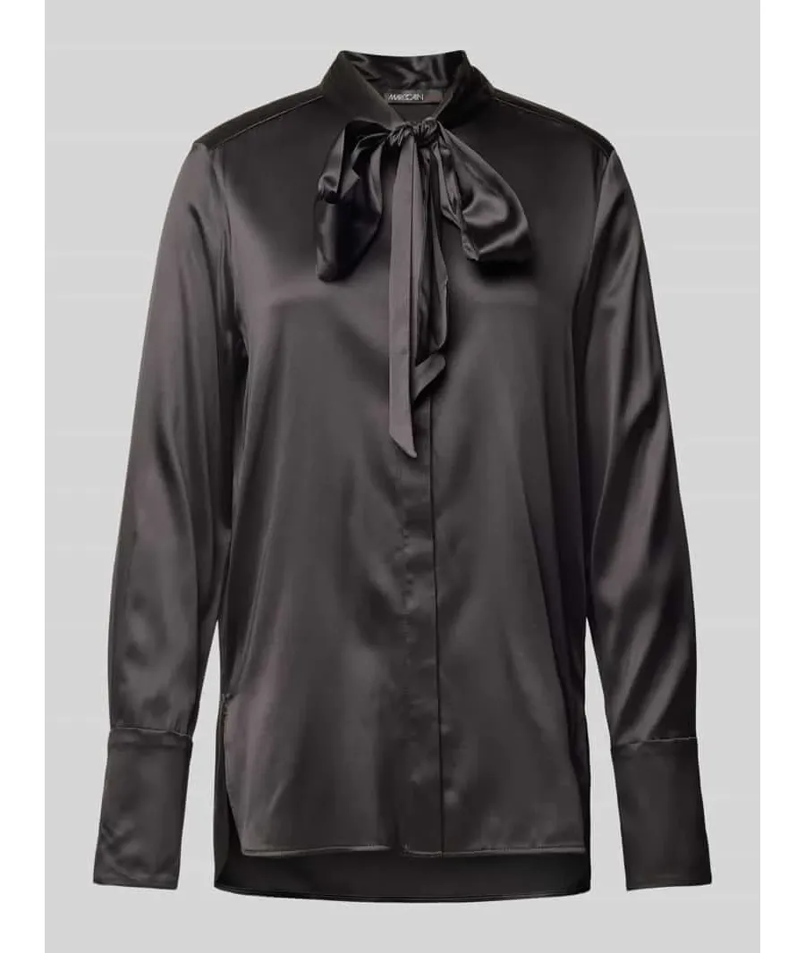 obrazek 1 Bluzka o kroju regular fit z wiązanym detalem
