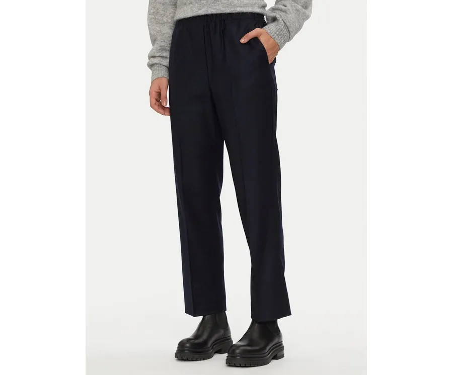 obrazek 1 Weekend Max Mara Spodnie materiałowe Hateley 2425136052 Granatowy Regular Fit