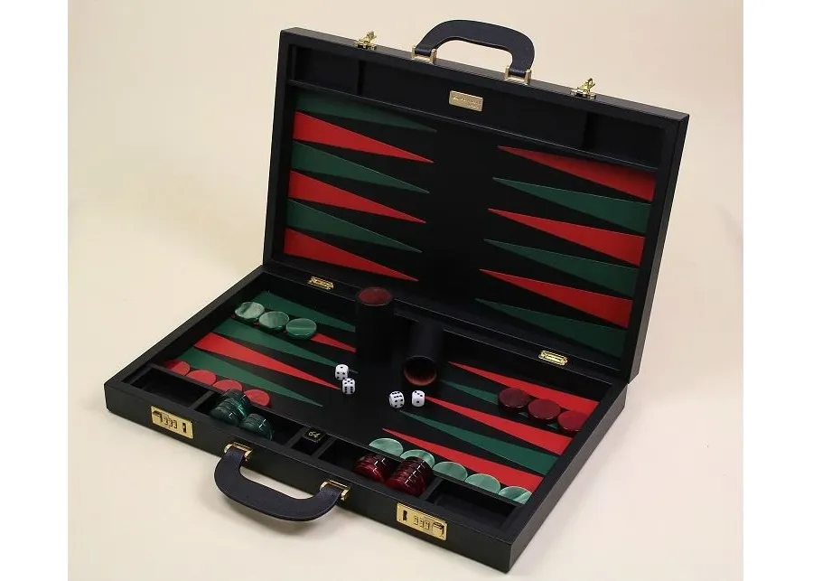 obrazek 1 Drewniany komplet do gry w Backgammon - 58x36x9 cm