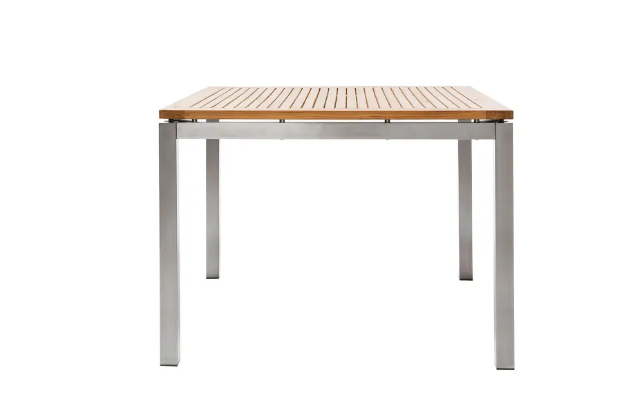 obrazek 1 Kwadratowy stół do jadalni Teak-Berbeda o minimalistycznej formie