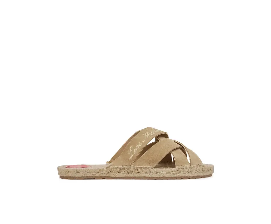 obrazek 1 LOVE MOSCHINO Klapki JA28362G0MIG0104 Beżowy