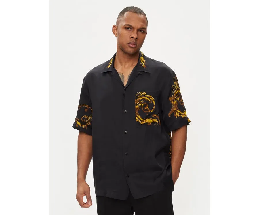 obrazek 1 Versace Jeans Couture Koszula 76GAL2BW Czarny Regular Fit