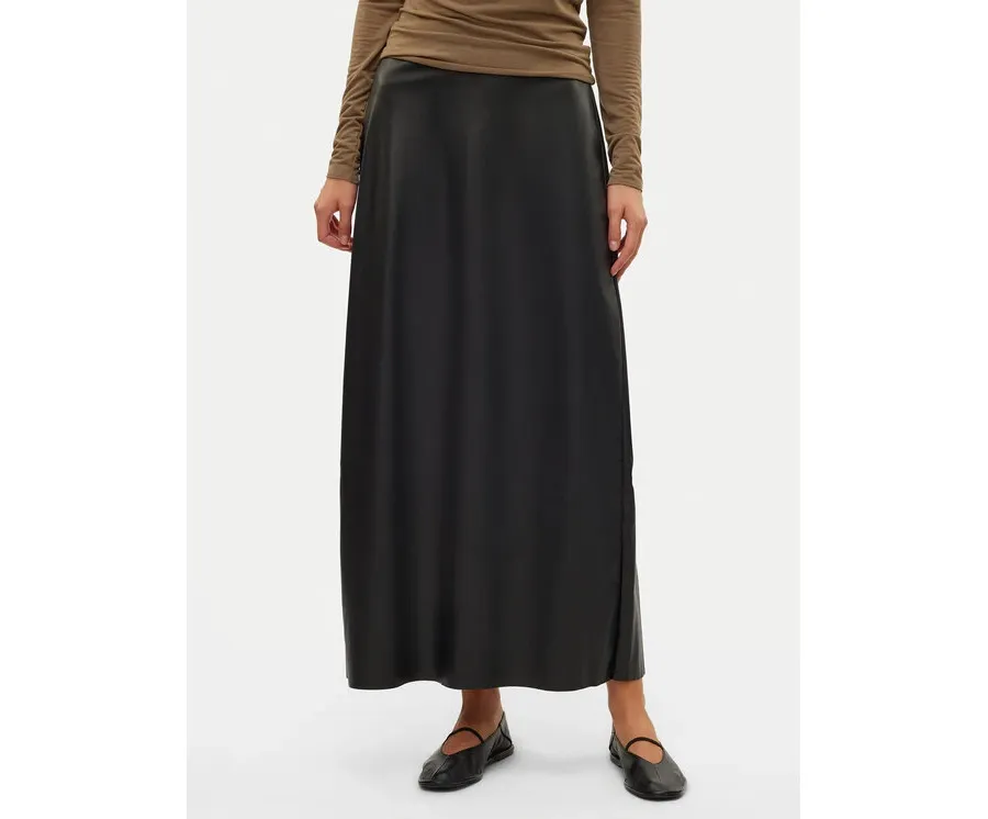 obrazek 1 Vero Moda Spódnica z imitacji skóry Olympia 10309137 Czarny Regular Fit