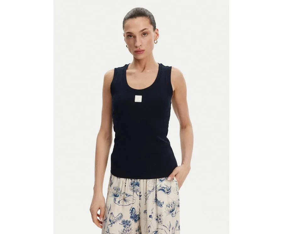 obrazek 1 Fracomina Top FP25ST2001J40101 Granatowy Slim Fit