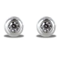 Picture Subtle Italian earrings with unique diamonds