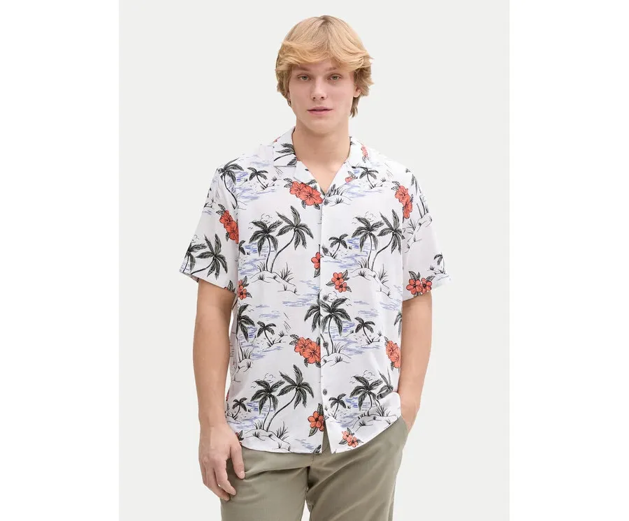 obrazek 1 Tom Tailor Denim Koszula 1045191 Biały Relaxed Fit