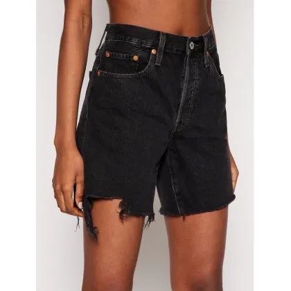 Zdjęcie Levi's® Szorty jeansowe 501™ 85833-0016 Czarny Regular Fit