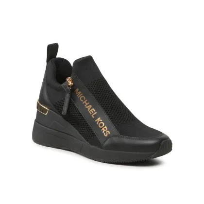 Zdjęcie MICHAEL Michael Kors Sneakersy Willis Wedge Trainer 43F3WIFS1D Czarny