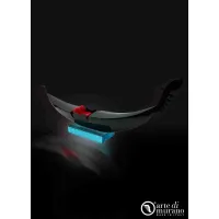 Picture Elegant sculpture of a Venetian gondola made of Murano glass