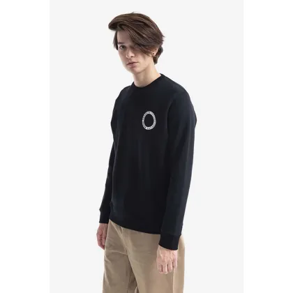 Zdjęcie Norse Projects bluza bawełniana Vagn BMC Logo Print męska kolor czarny z nadrukiem N20.1284.9999-9999