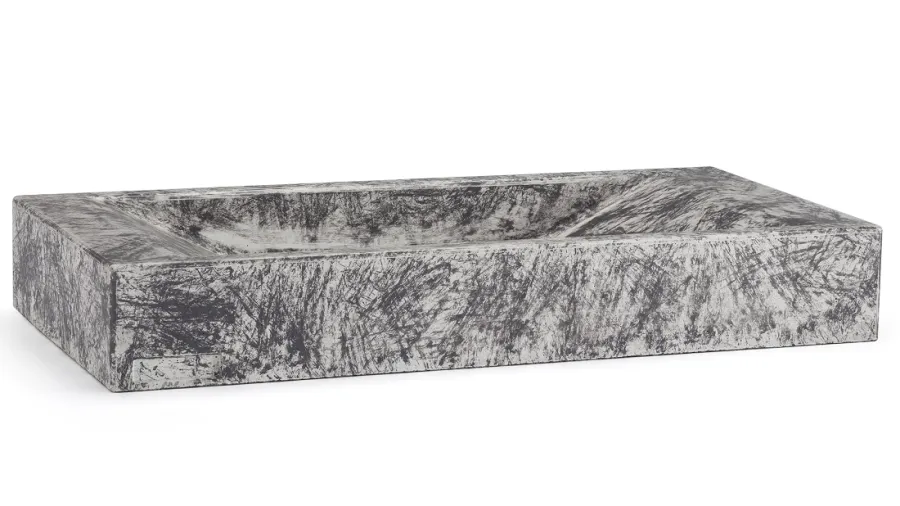 obrazek 2 Elegancka umywalka 60 cm SIRIUS BASIC – STONE, szary, lakier matowy