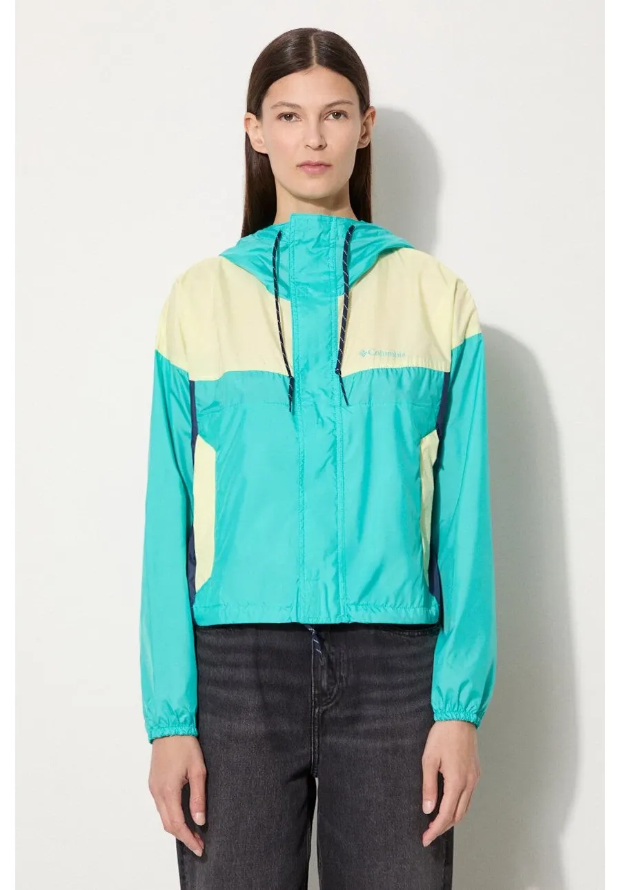 obrazek 1 Columbia kurtka outdoorowa Flash Challenger kolor turkusowy 1989511-010