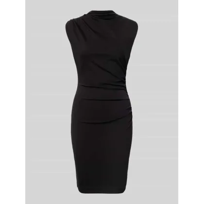 Zdjęcie Sukienka o długości do kolan z marszczeniami model ‘BEATRE’