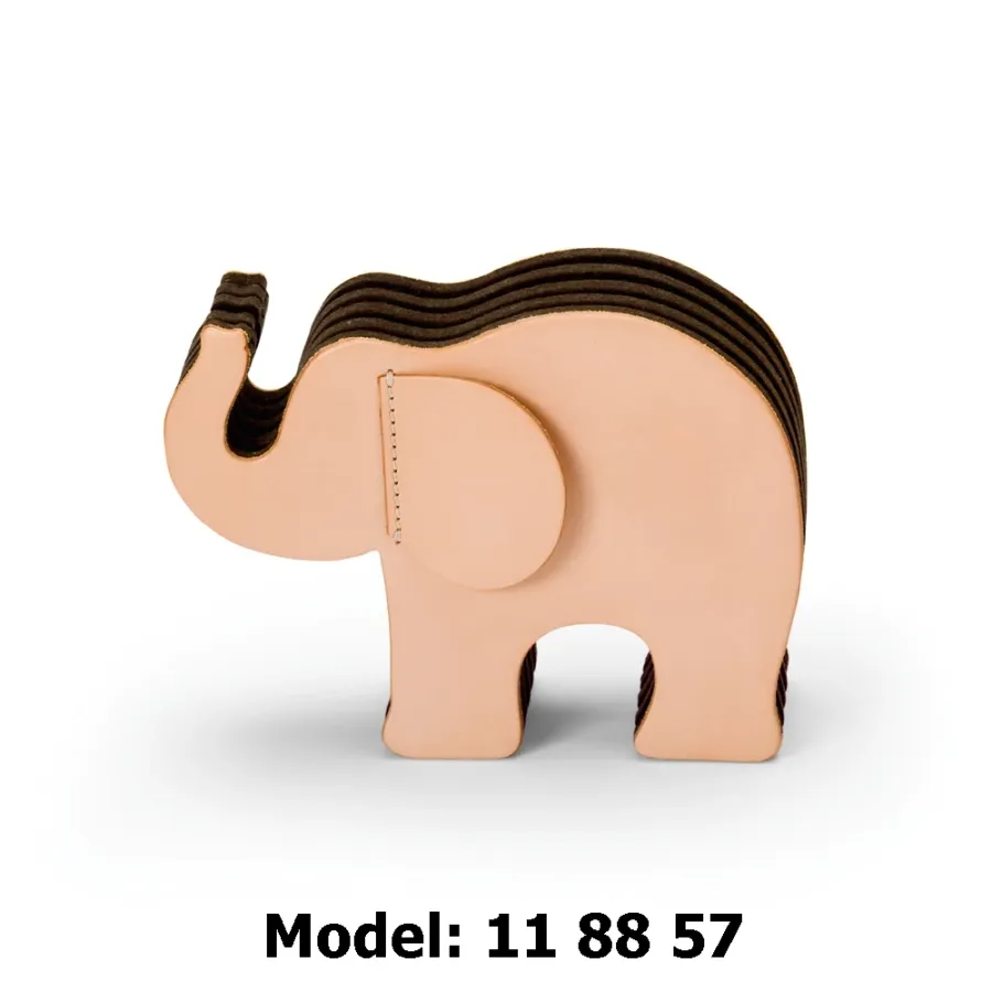 obrazek 4 Skórzany przybornik na biurko - Elephant