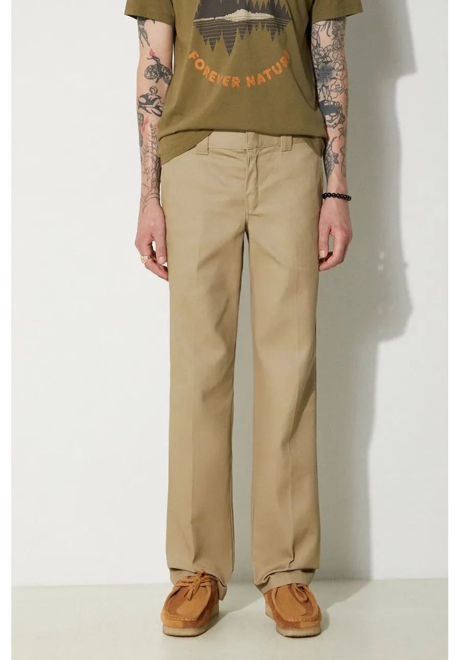 obrazek 1 Dickies spodnie Work Pant Rec męskie kolor beżowy proste DK0A4XK9KHK-BRAZOWY